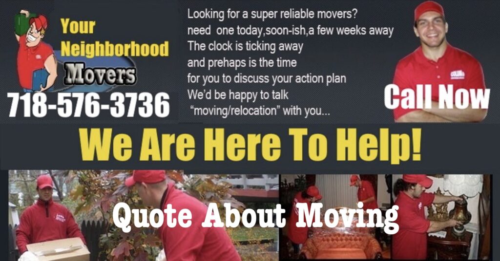 Quote About Bay Ridge Moving