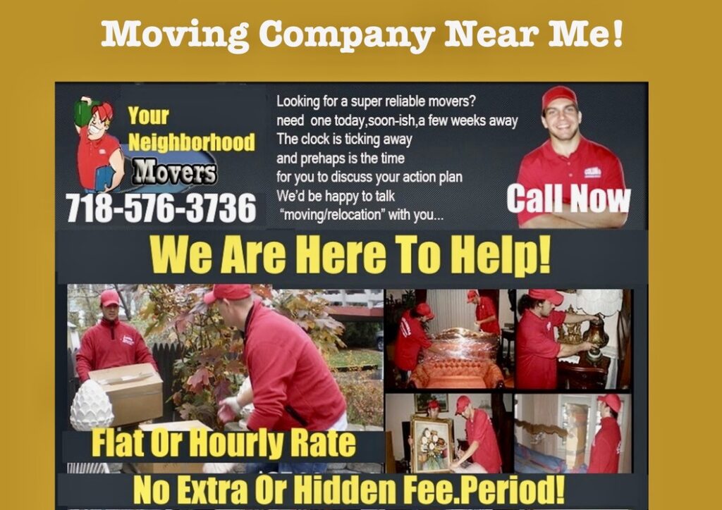 NYC Moving Company Near You